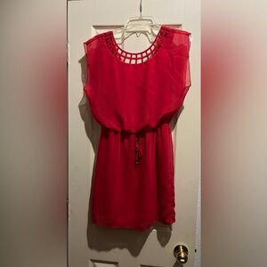 City Triangles red dress. Size small.